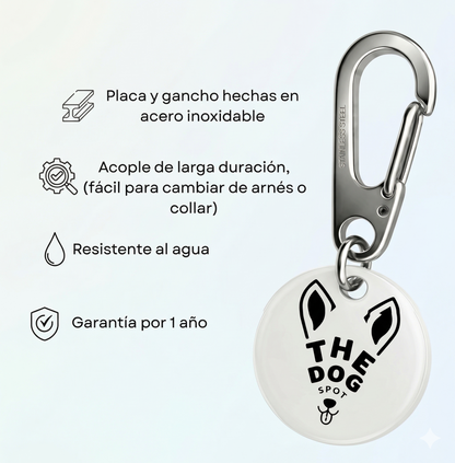 Pack Dúo Placas Inteligentes GPS pasivo Anti-perdida para mascotas - The Dog Spot